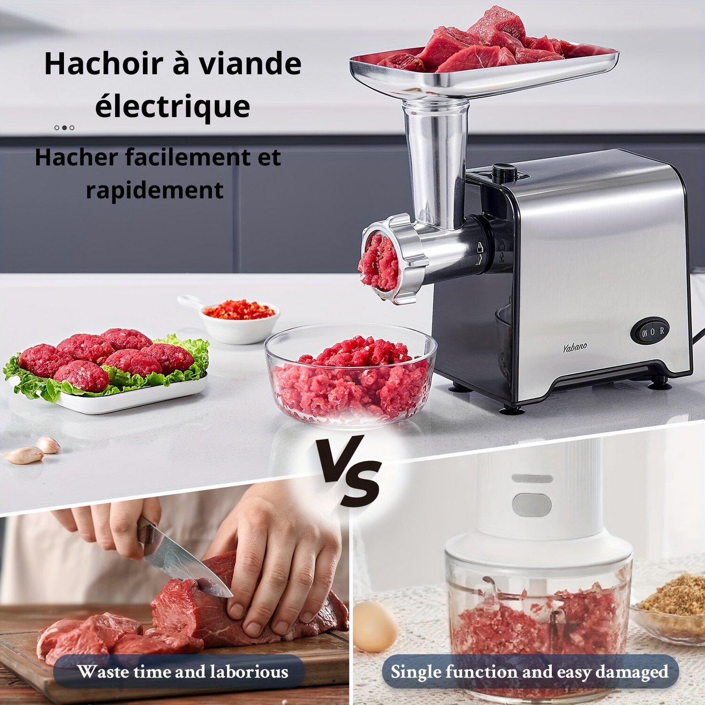 Hachoir à viande électrique