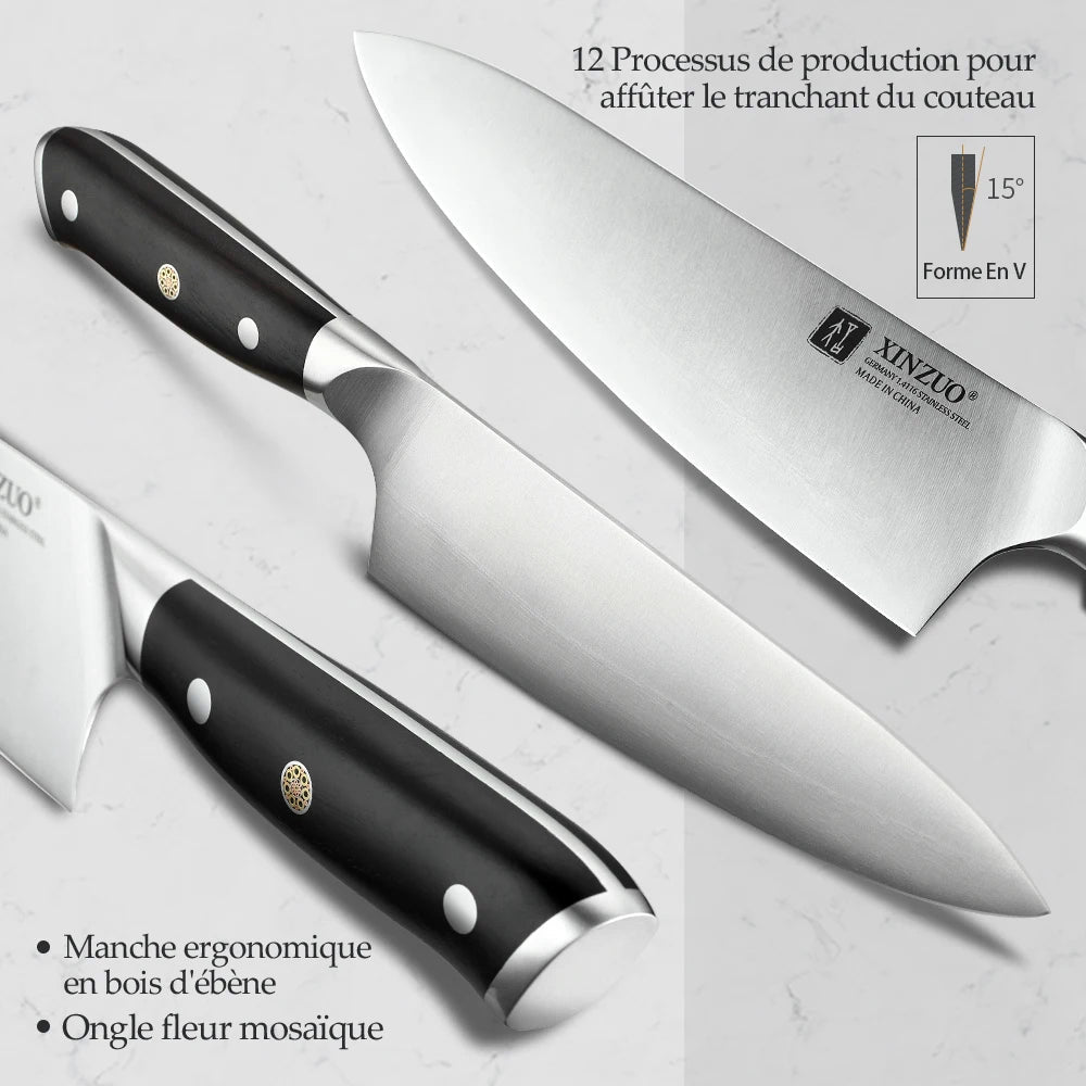 couteaux de chef - ZEUS le roi des accessoires de cuisines